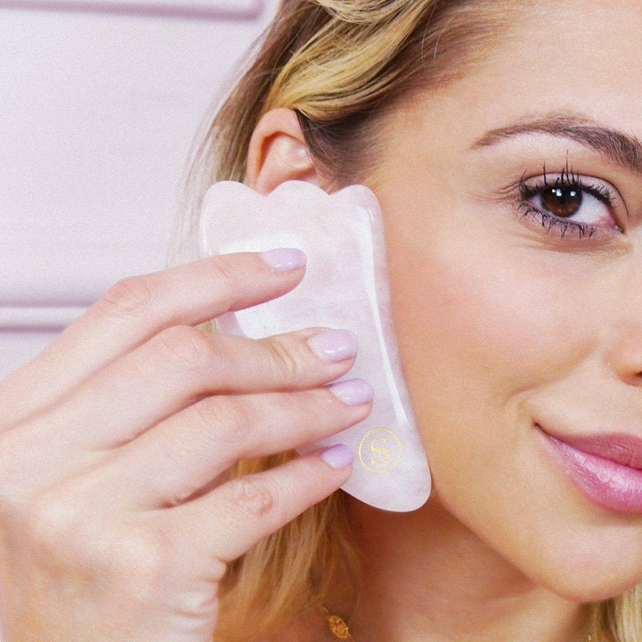 The Best Rose Quartz Gua Sha Wing-Contouring Facial Sculptor