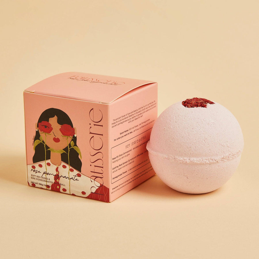 Rose Pomegranate Bath Ball